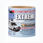 COFAIR PRODUCTS Cofair Products UBE406 Quick Roof Extreme With Steel-Loc Adhesive - 4" x 6', White UBE406